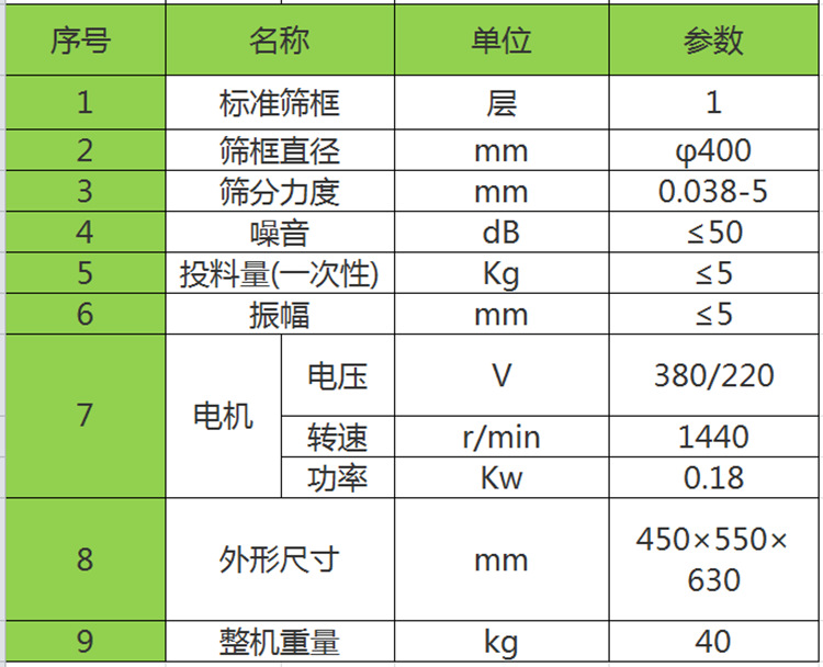 豆漿過濾振動篩技術參數圖