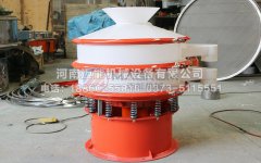 山東青島化工染料塑料振動篩已發貨，請岳經理注意查收！